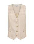Sabbia Linen Oversized Tailored Vest