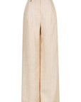 Sabbia Linen Tailored Wide Leg Pant