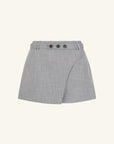 Asher Mini Skirt - Smoke Grey
