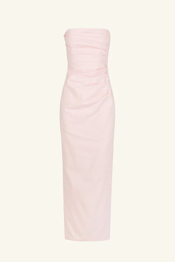 Lani Strapless Draped Maxi Dress - Fairyfloss