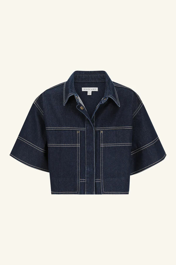 Jaques Cropped Short Sleeve Shirt
