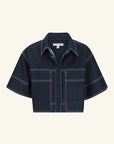 Jaques Cropped Short Sleeve Shirt