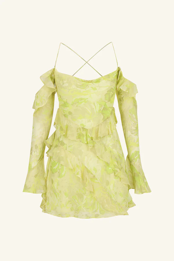 Miller Long Sleeve Ruffle Mini Dress