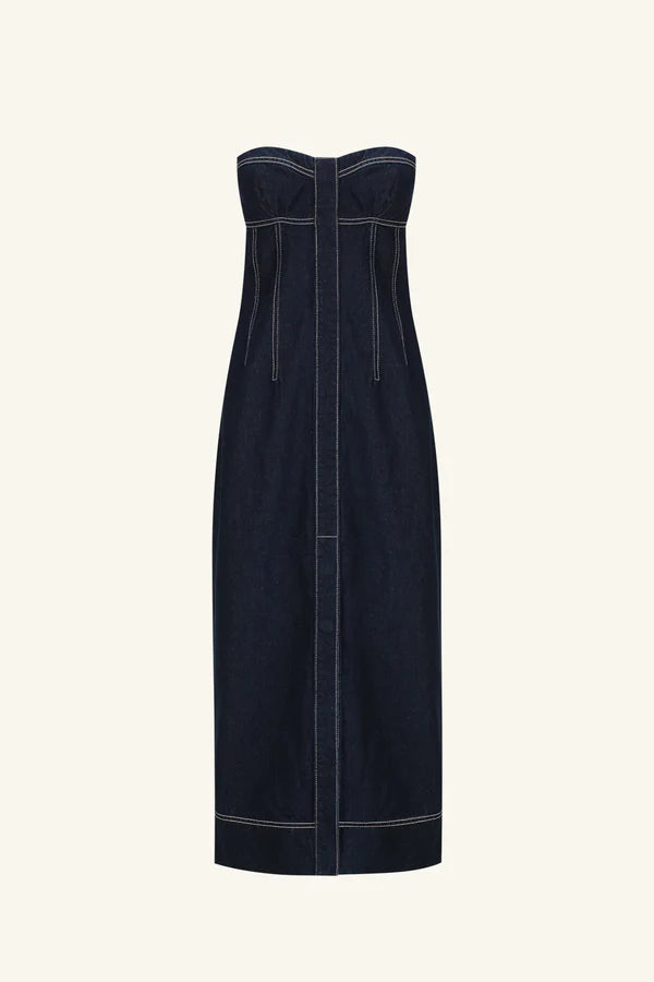 Jaques Strapless Midi Dress
