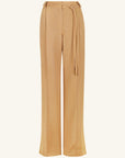 Vento Mid Rise Pant With Belt - Sand