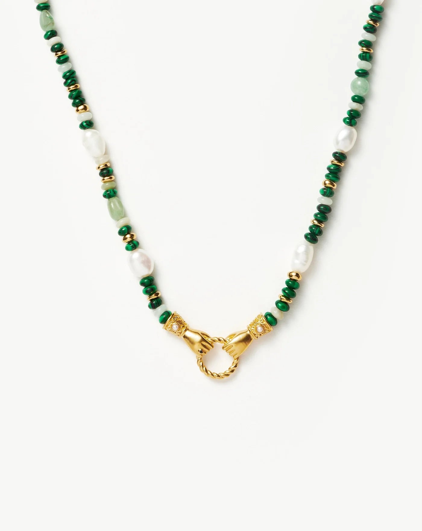 Harris Reed In Good Hands Beaded Gemstone Necklace