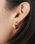 Savi Dome Small Hoop Earrings