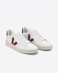 V-12 Leather White Marsala Nautico