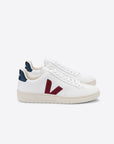 V-12 Leather White Marsala Nautico