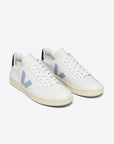 V-12 Leather Extra White Steel Nautico