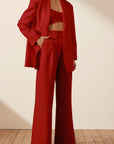 Irena Oversized Blazer - Roma Red