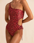 Day Dream Ruched Cut Out One Piece