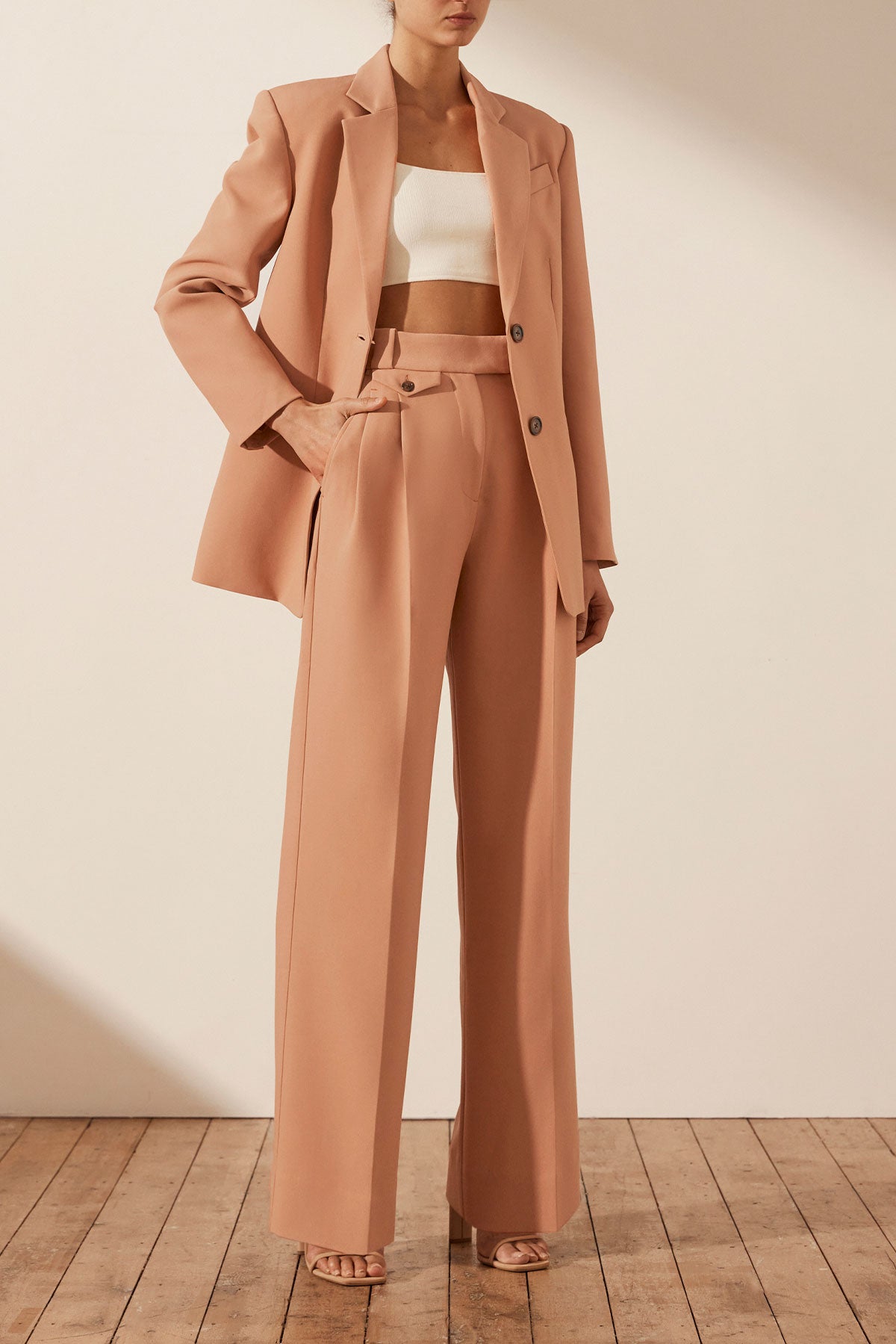 Irena Oversized Blazer - Terracotta