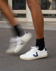 Esplar Leather White Cobalt - Women