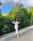 Simi Dress in White